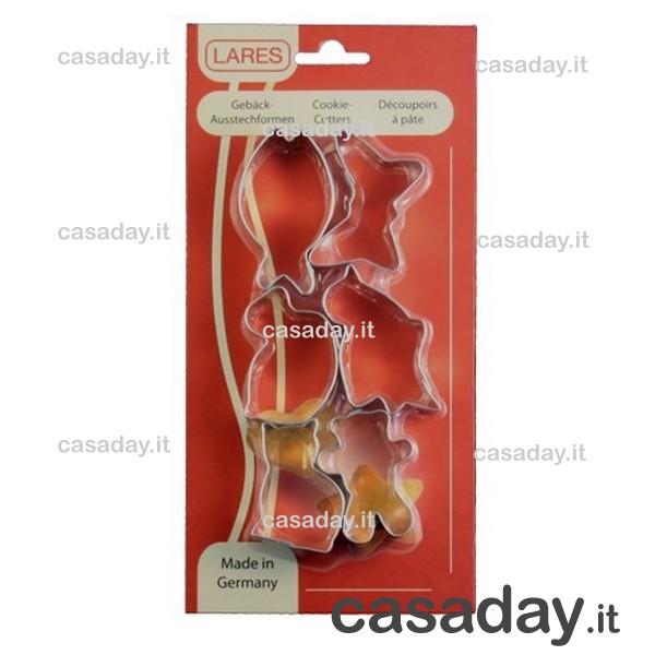 TAGLIABISCOTTI 6 FORME CM.5 
